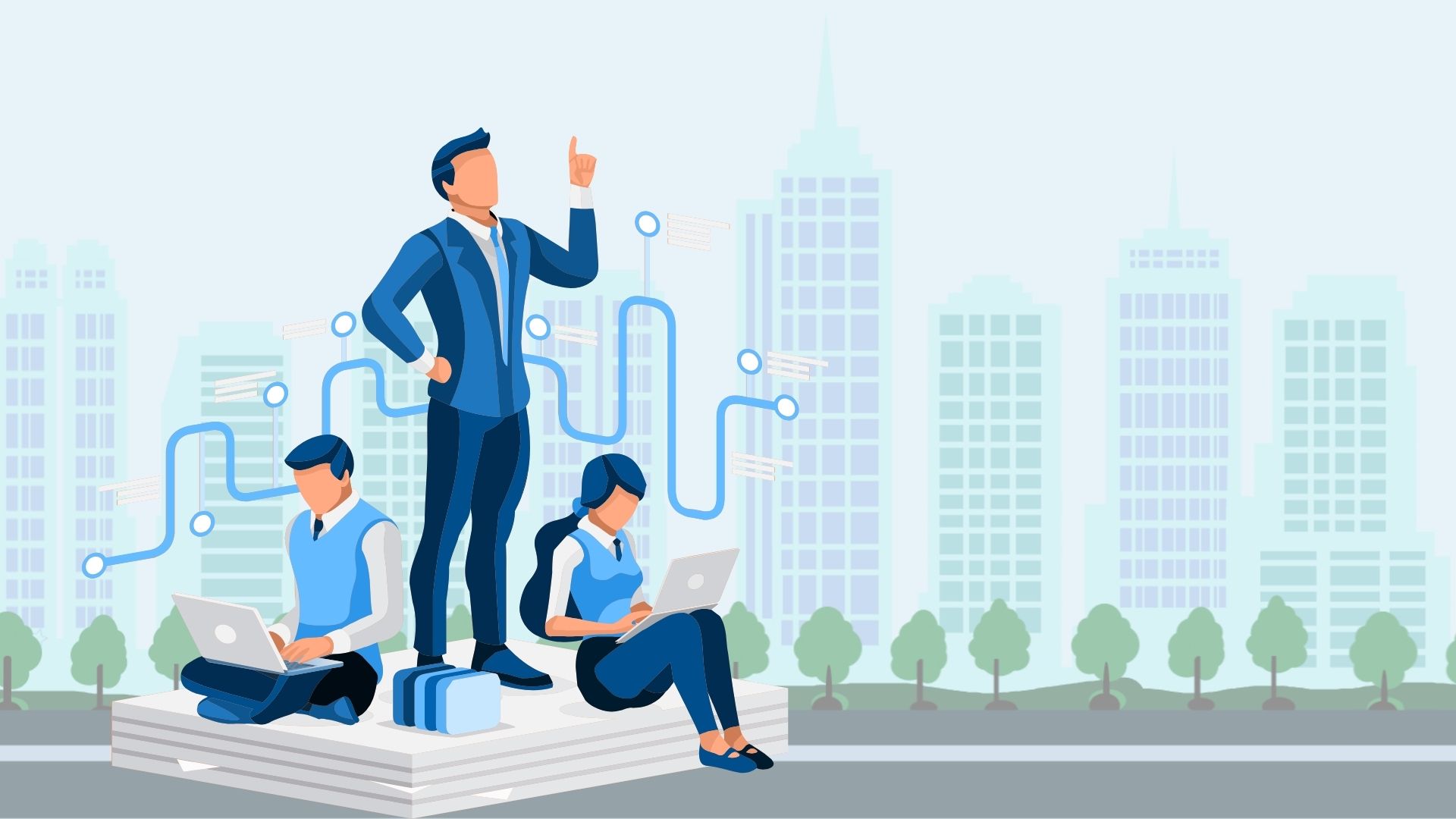 Duties and powers of the Chairman of the District People's Committee according to the new regulations. Graphics: Phuong Anh