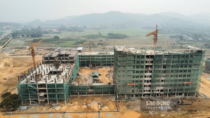 Dự án sau khi hoàn thành sẽ đáp ứng nhu cầu khám chữa bệnh cho người dân địa phương và khu vực lân cận. Ảnh: Lam Thanh