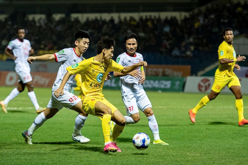 Thanh Hoa was eliminated in the 1/8 round of the 2024-2025 National Cup. Photo: Hoang Son