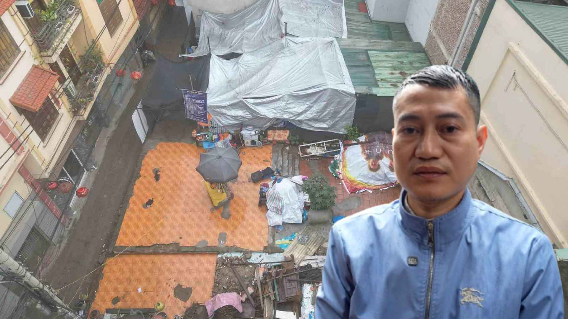 Mr. Luu Thanh Hieu bought the land legally but the old owner re-occupied the land in Ha Dong district, Hanoi. Photo: PV