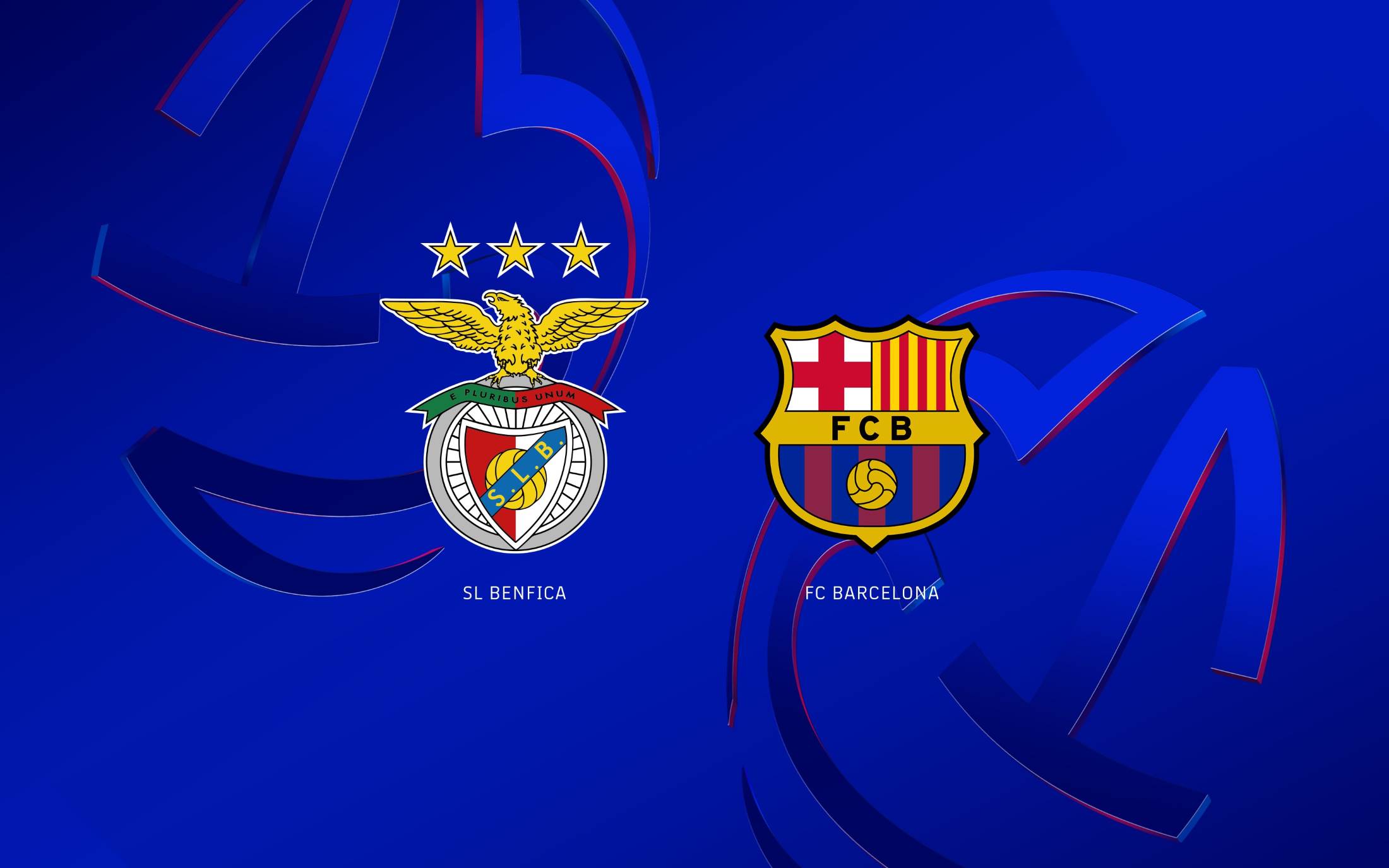 Benfica welcomed Barcelona in the first round of 16. Photo: FCB