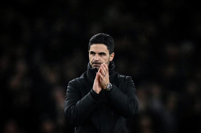 Arteta se huong su tap trung vao tran dau toi voi Man United.  Anh: AFP