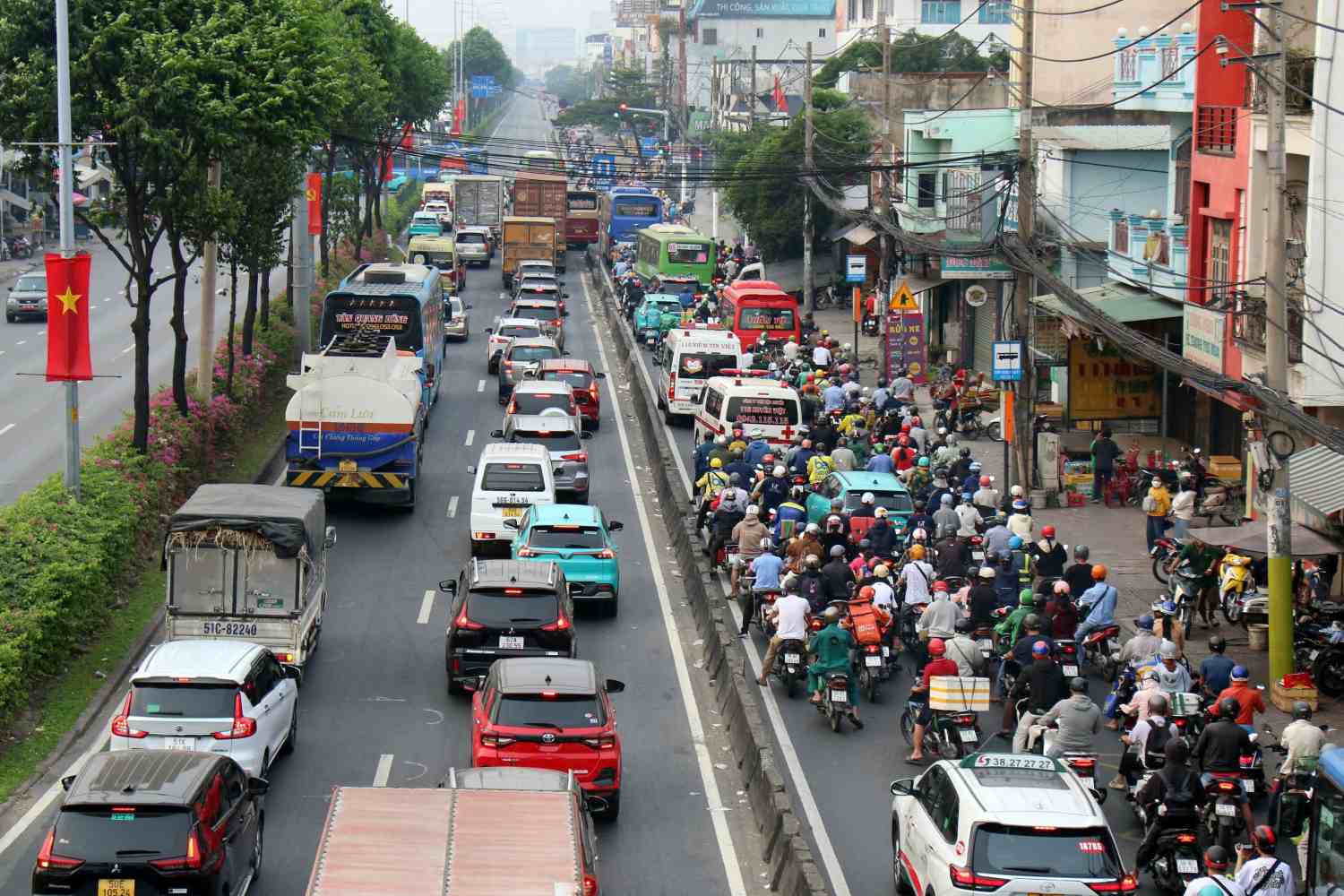 Hot weather in the South. Photo: Anh Tu