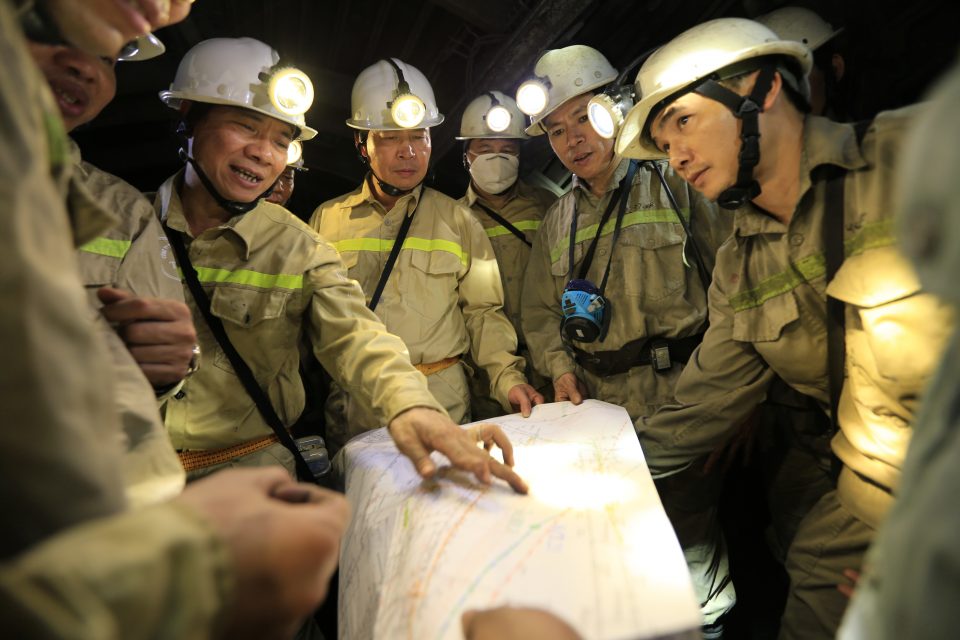 The output of raw coal produced in February 2025 reached 3.28 million tons. Illustrative photo: TKV