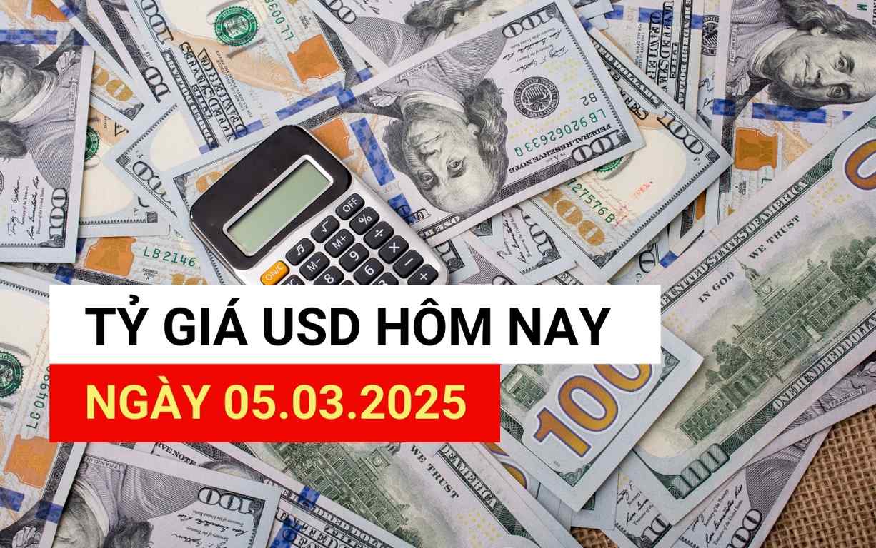 USD exchange rate today 5.3.2025.