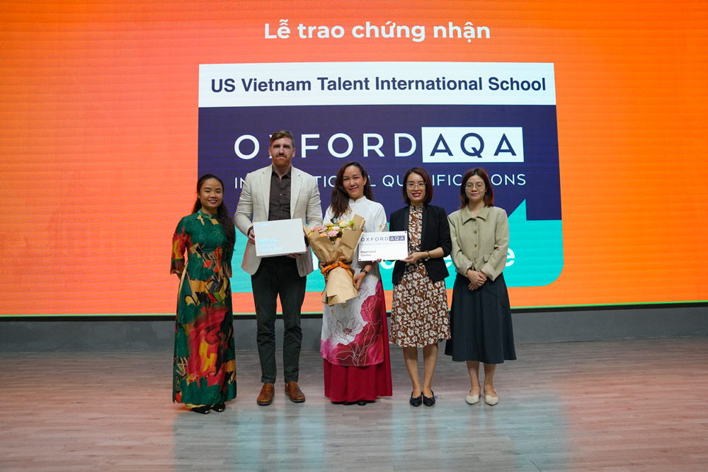 Trường Quốc tế Nam Mỹ UTS được nhà xuất bản Đại học Oxford công nhận là Trung tâm khảo thí Oxford AQA đầu tiên tại TPHCM. Ảnh: DN cung cấp
