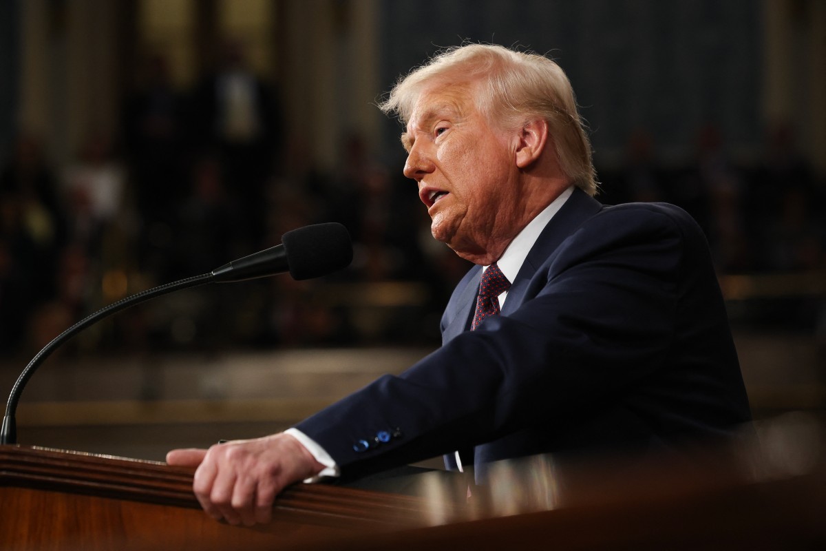 US President Donald Trump speaks at the US House of Representatives on the morning of March 5, Vietnam time. Photo: AFP