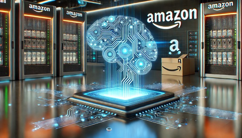 Amazon is said to be developing its own theoretical AI model. Illustrative photo created by AI