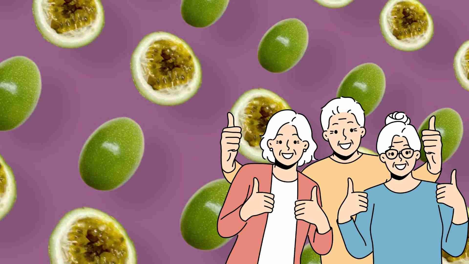 The reason why passion fruit helps prolong life in people aged 50. Graphics: Ha May