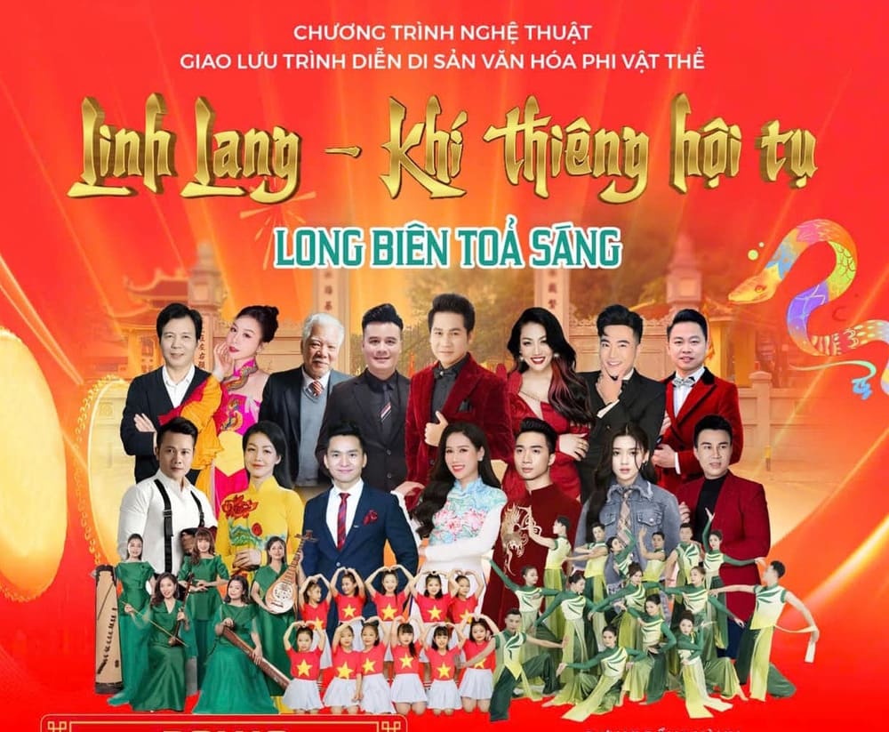 The art program recreating the legend of Linh Lang Dai Vuong will be held in Long Bien district, Hanoi. Photo: Organizing Committee