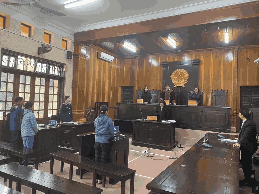 Phiên tòa xét xử đối tượng giết người ở Hải Dương. Ảnh: Viện KSND tỉn Hải Dương