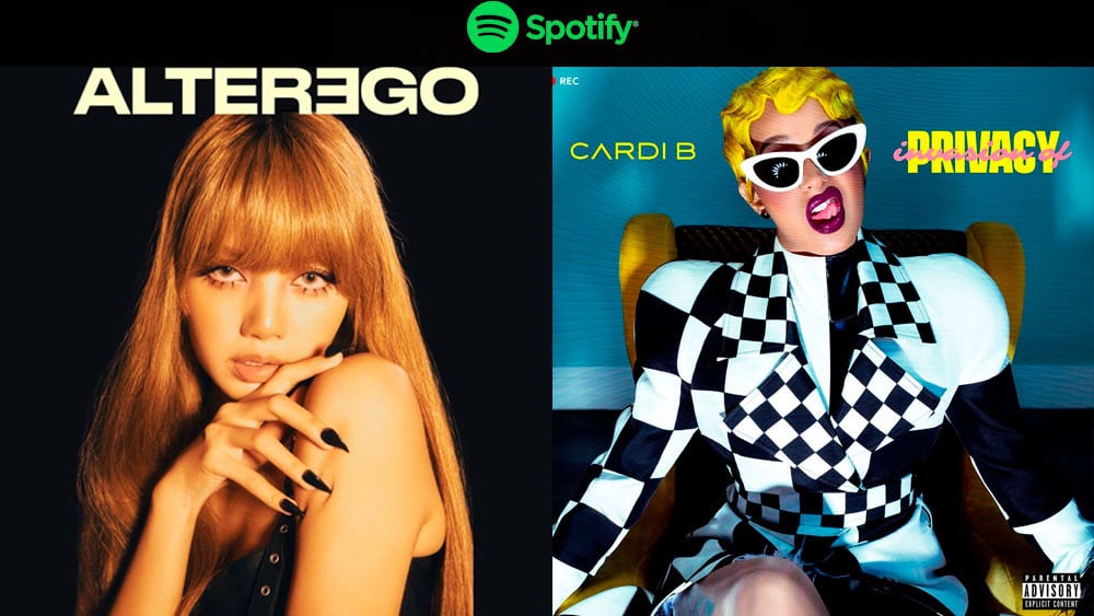 Lisa Blackpink breaks Cardi B's record. Photo: AllKPop