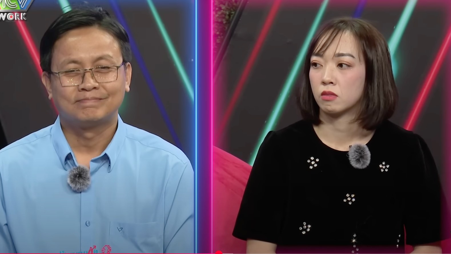 The couple at "You want to date". Photo: Producer.