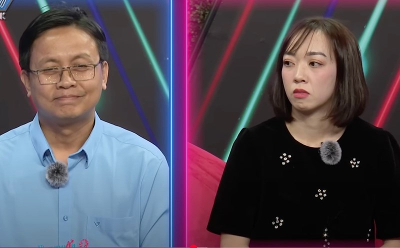 The couple at "You want to date". Photo: Producer.