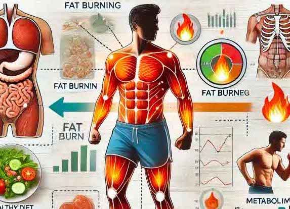 People in their 40s can apply some ways to reduce visceral fat. Photo AI