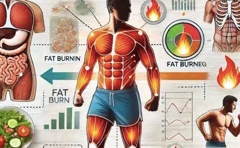 People in their 40s can apply some ways to reduce visceral fat. Photo AI