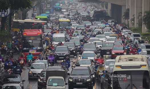 Dự báo thời tiết ngày mai 6.3 ở Hà Nội có mưa. Ảnh: Tô Thế