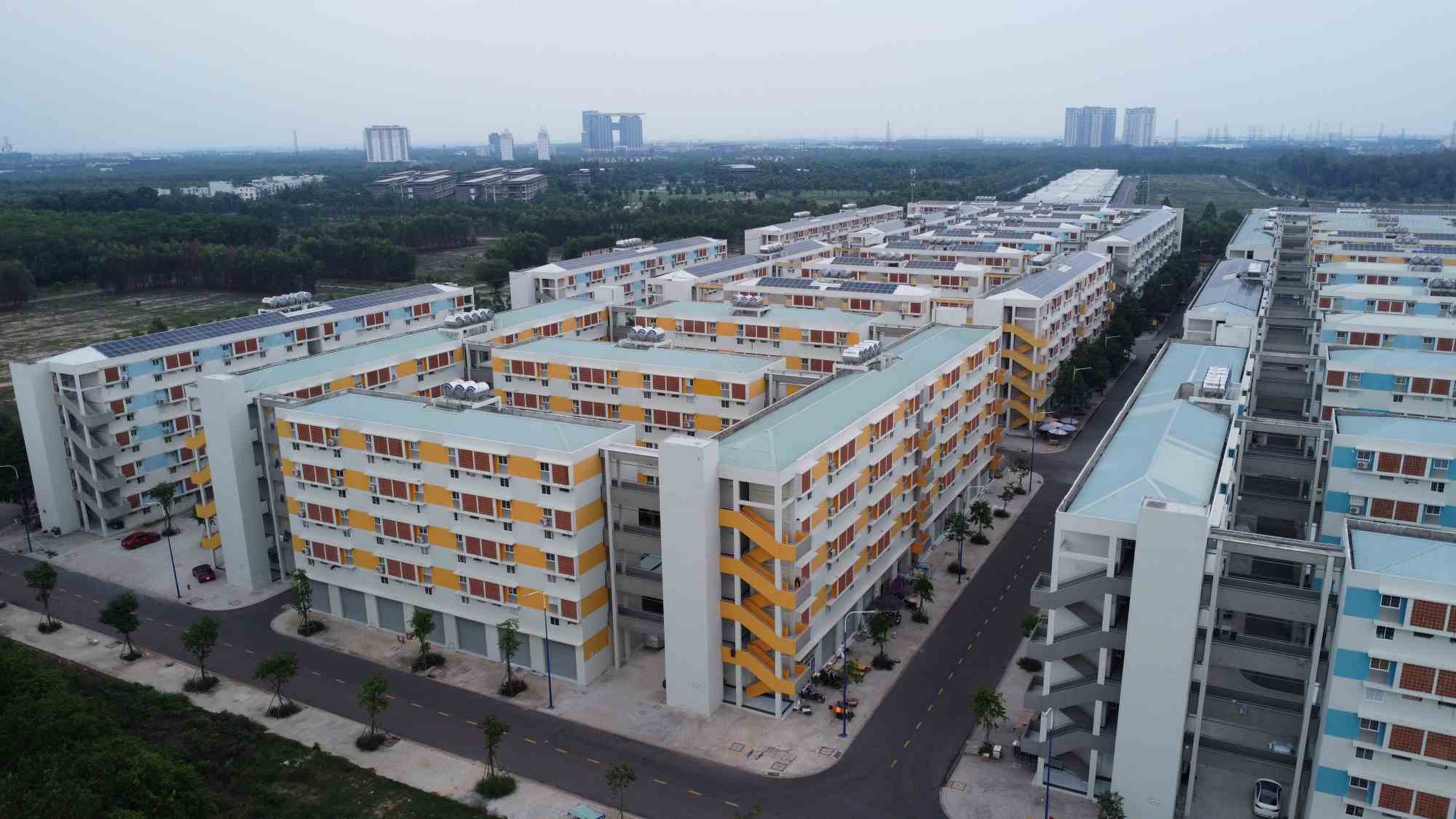 Dinh Hoa social housing area is built by Becamex IDC Corporation. Photo: Dinh Trong