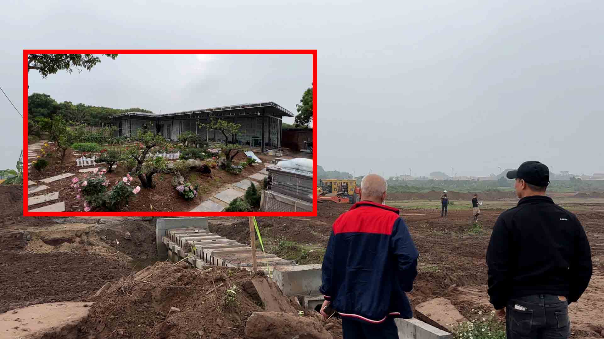 "Land around" revealed how to build a house on agricultural land. Photo: PV