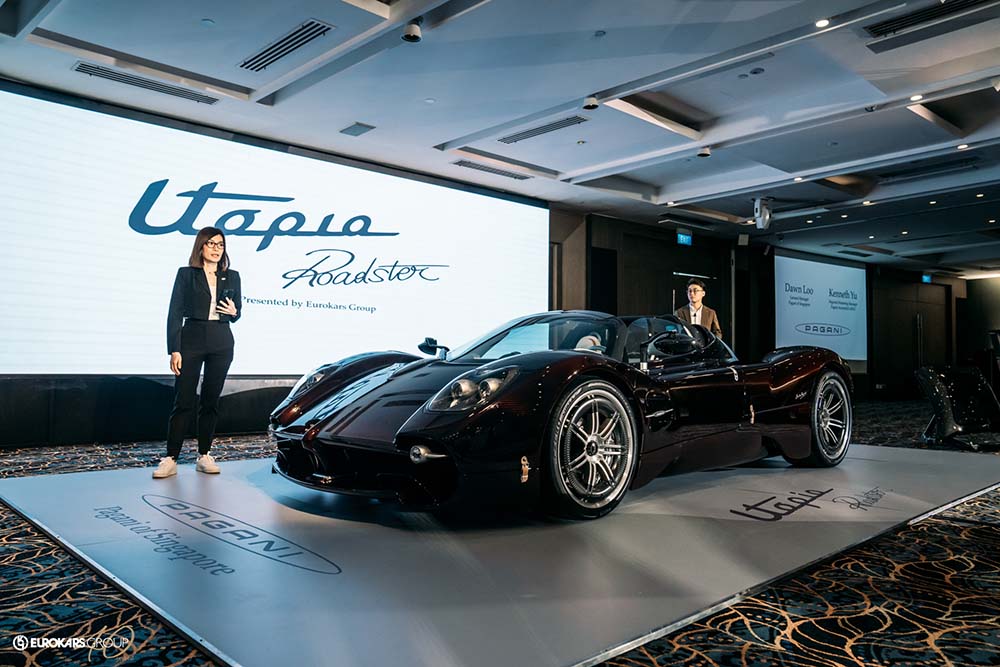 Pagani Utopia Roadster launched in Singapore. Photo: Pagani