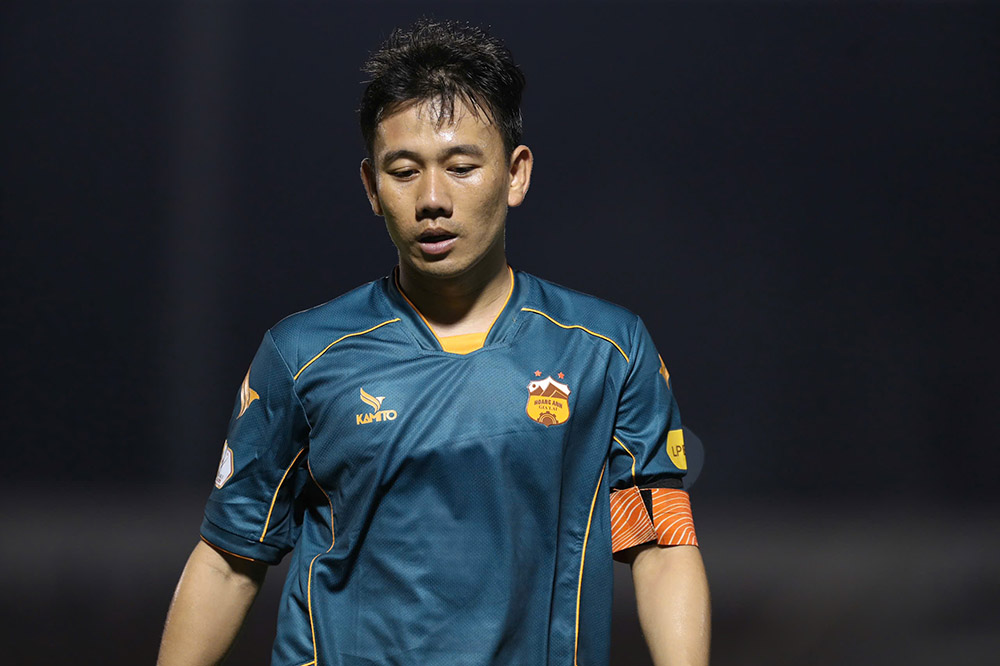 Midfielder Tran Minh Vuong continues to be associated with Hoang Anh Gia Lai. Photo: Thanh Vu