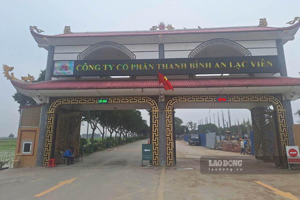 Thanh Binh Company, where people were accused of forcing people to buy at high prices. Photo: Ha Vi