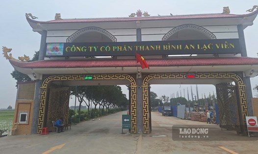 Công ty Thanh Bình nơi bị tố ép người dân mua quách giá cao. Ảnh: Hà Vi
