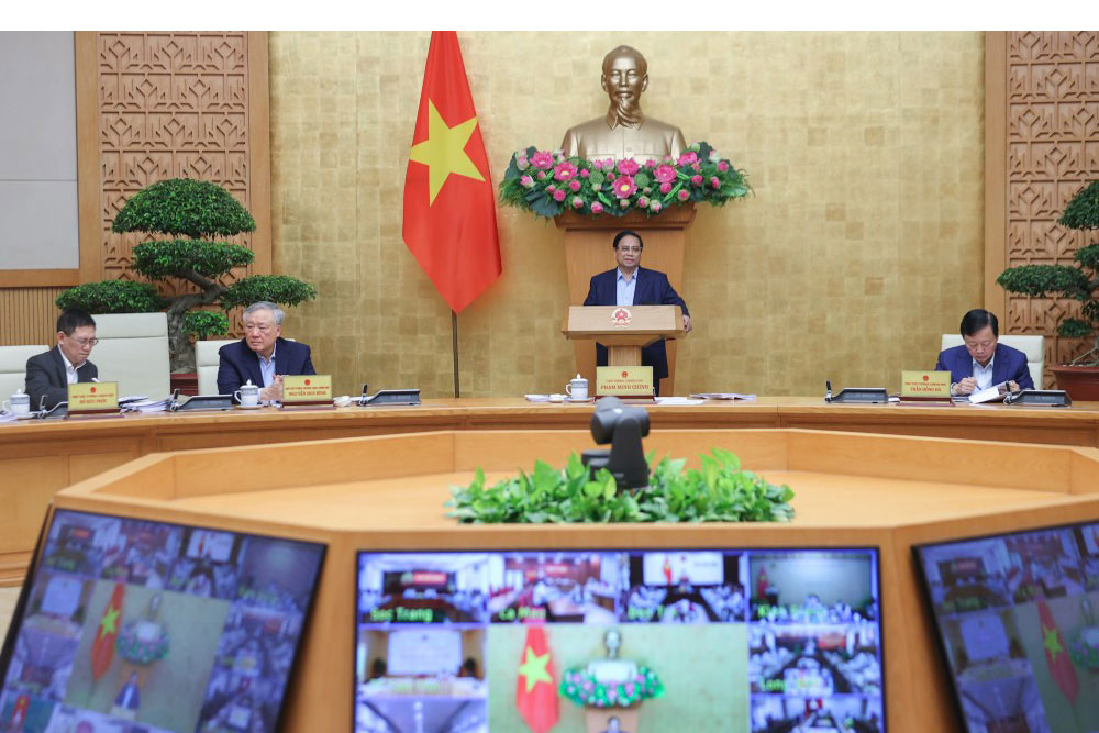Prime Minister Pham Minh Chinh established 7 working groups to inspect, remove difficulties, and accelerate the disbursement of public investment capital. Photo: VGP