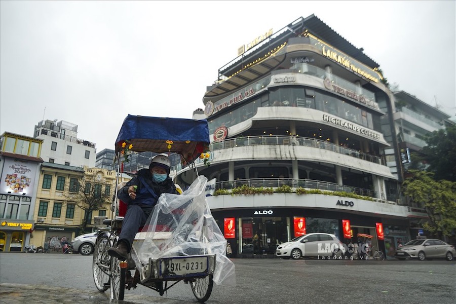 Du bao thoi tiet Ha Noi co mua ret trong ngay 6.3 do anh huong cua khong khi lanh. Anh: Thien Nhan