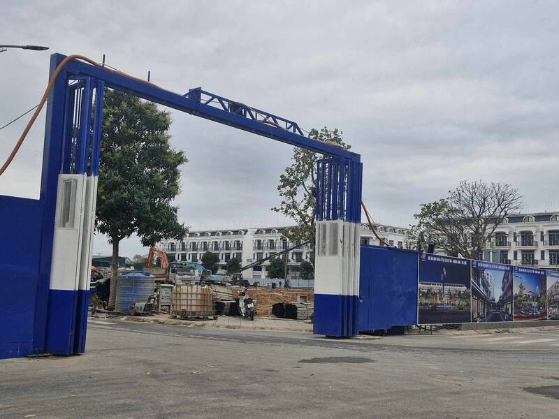 Social housing project in Uy No commune (Dong Anh district, Hanoi). Photo: Thu Giang