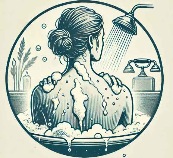 Some reactions of the elderly's body after bathing signal health status and longevity. Photo AI