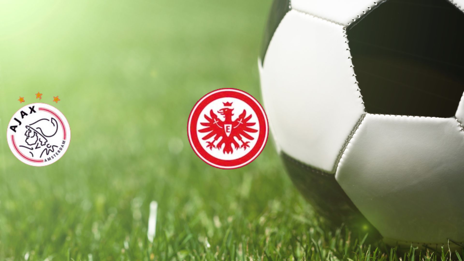 Ajax against Frankfurt in the Europa League. Graphics: Van An