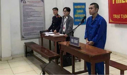 Viện Kiểm sát Nhân dân huyện Thanh Miện phối hợp với Tòa án Nhân dân huyện tổ chức phiên tòa xét xử trực tuyến. Ảnh: Viện Kiểm sát Nhân dân tỉnh Hải Dương