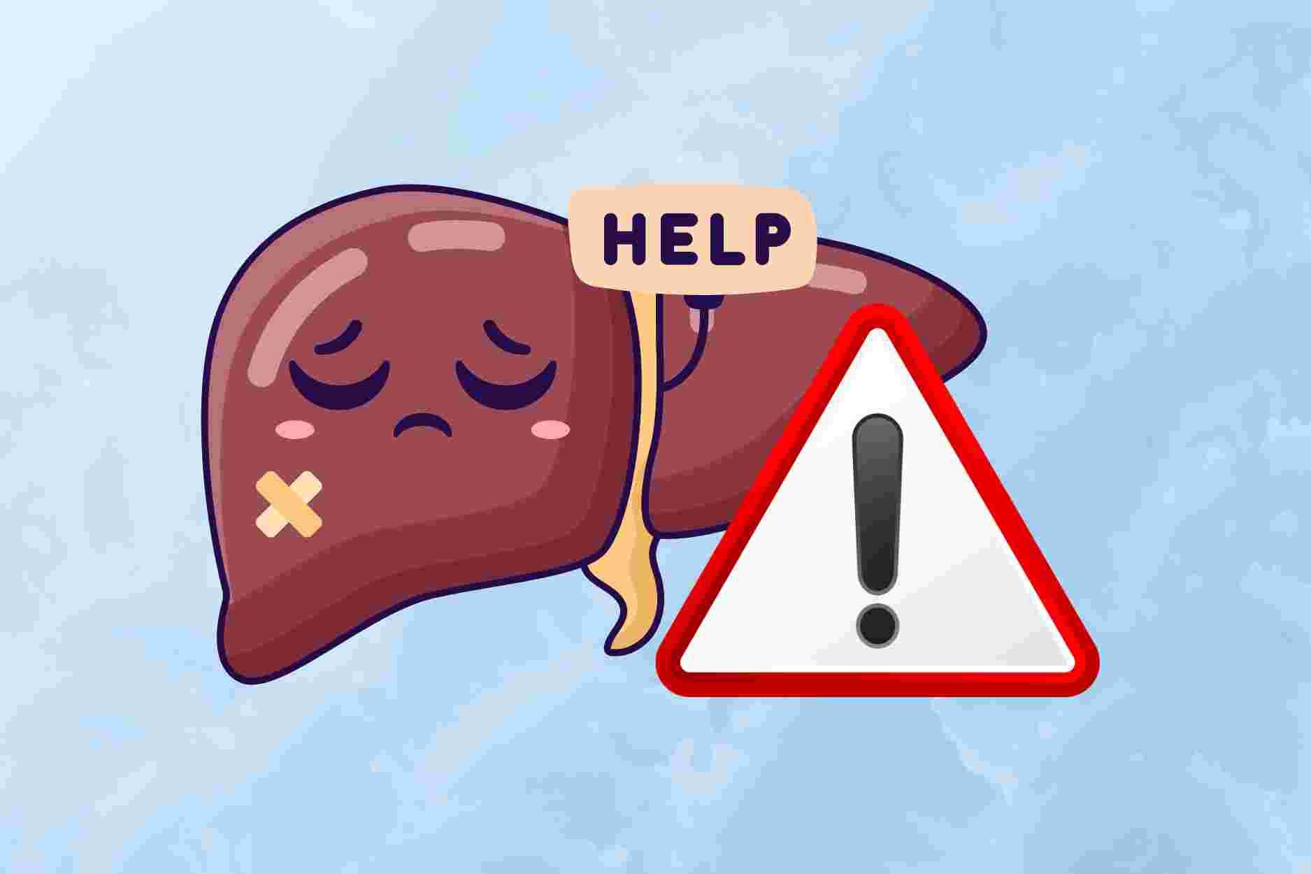 Dangerous signs warning of liver weakness