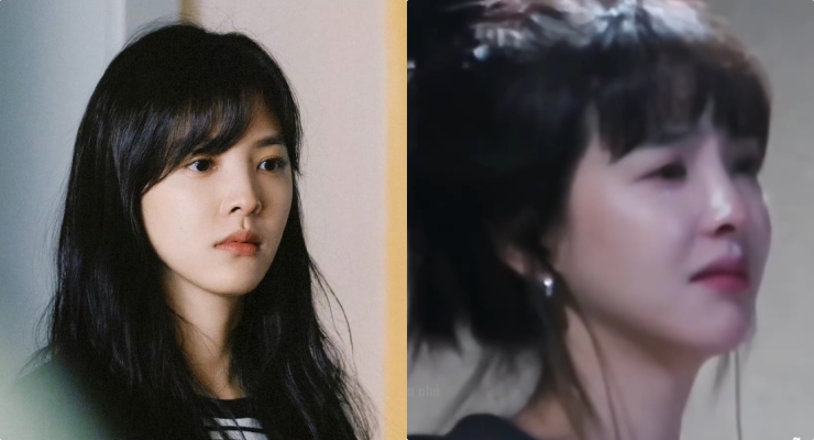 Zhang Ruo Nan cried because of her role as Yi fan in "Kho duoc ban". Photo: Producer VieON.