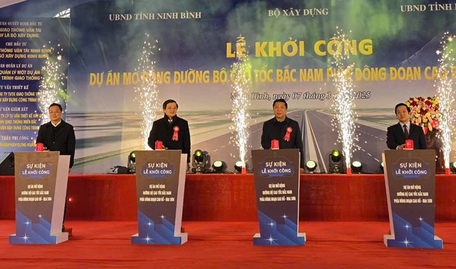 Chính thức khởi công dự án mở rộng cao tốc Cao Bồ - Mai Sơn
