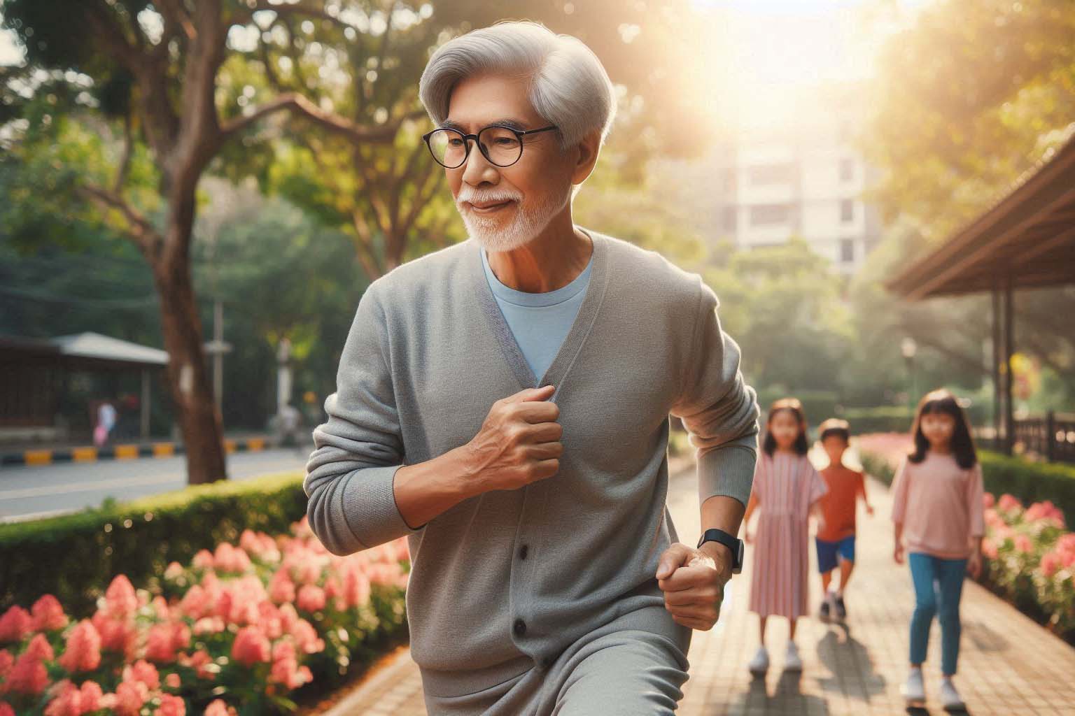 Regress walking (also known as reverse walking) is a fairly effective exercise for knee health and helps improve flexibility. Photo - AI: Cat Tien