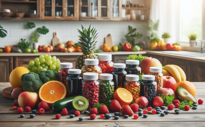 There are some supplements that you should not use arbitrarily but should consult a nutritionist to avoid risks. Photo - AI: Cat Tien