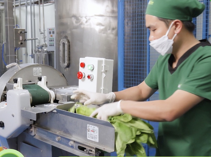 Image of the Kera vegetable candy production area posted on the Kera Vietnam Fanpage. Photo: PV takes a screenshot