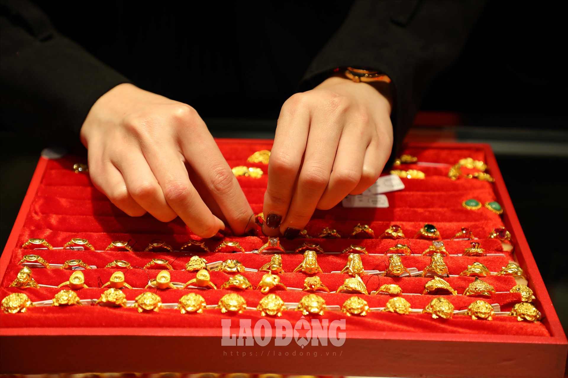 Experts give a very positive assessment of gold prices this week. Illustrative photo: Phan Anh
