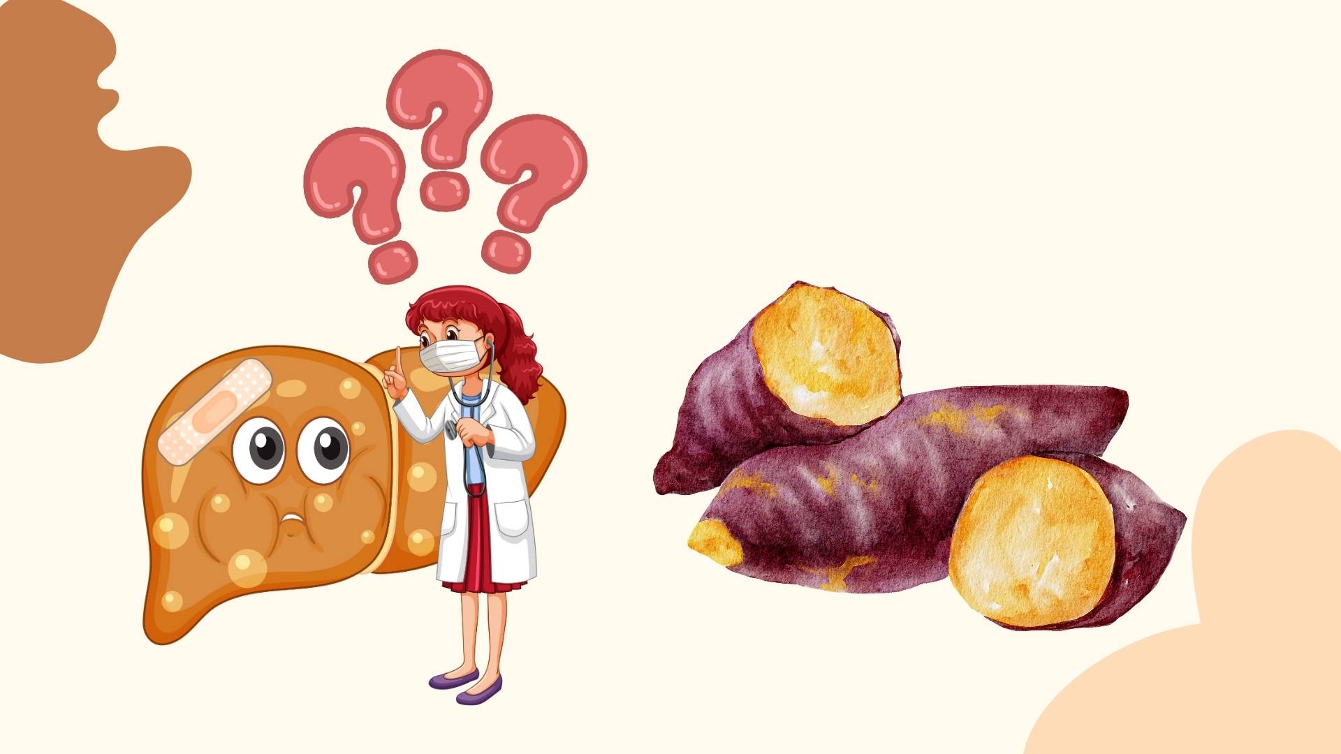 People with fatty liver should limit or avoid eating sweet potatoes