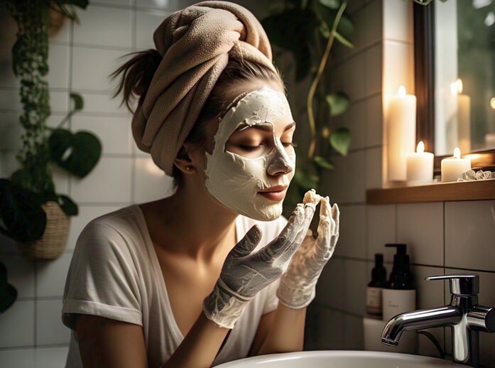 How to make a mask at home. Photo: AI