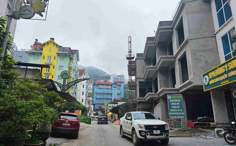 The transaction price of long-term commercial and service land in the central area of Tam Dao is transacted from 60 - 80 million VND/m2. Photo: An Vi