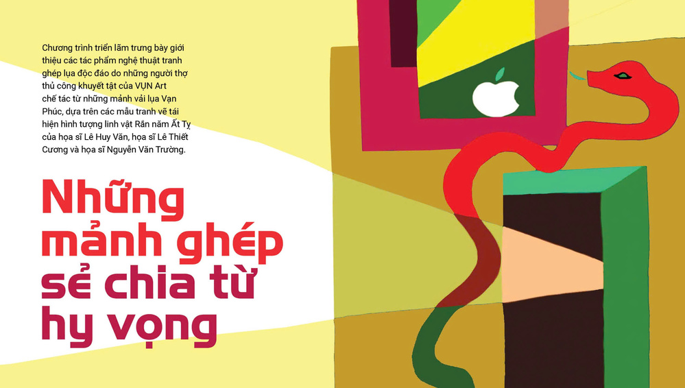 The art exhibition "Shared pieces from Hope" will take place on Lua Van Phuc Street (Hanoi). Photo: Organizing Committee