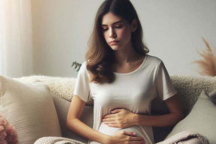 Gastroenteritis causes unpleasant symptoms such as diarrhea, vomiting and fatigue. Photo AI - Thien Nhan