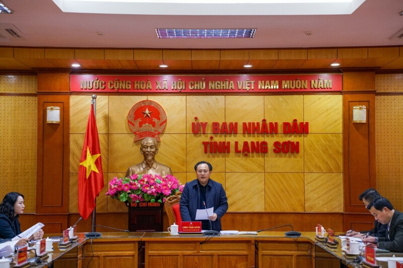 Lạng Sơn họp xét công nhận đạt chuẩn nông thôn mới (NTM), NTM nâng cao năm 2024 đối với 4 xã. Ảnh: Tân An