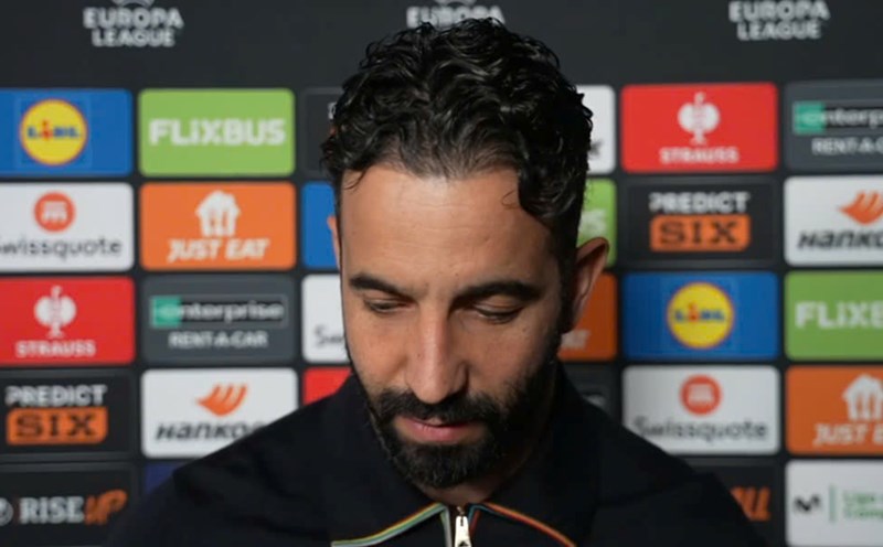 Ruben Amorim's Man United missed many opportunities in Spain. Photo: Cut from video