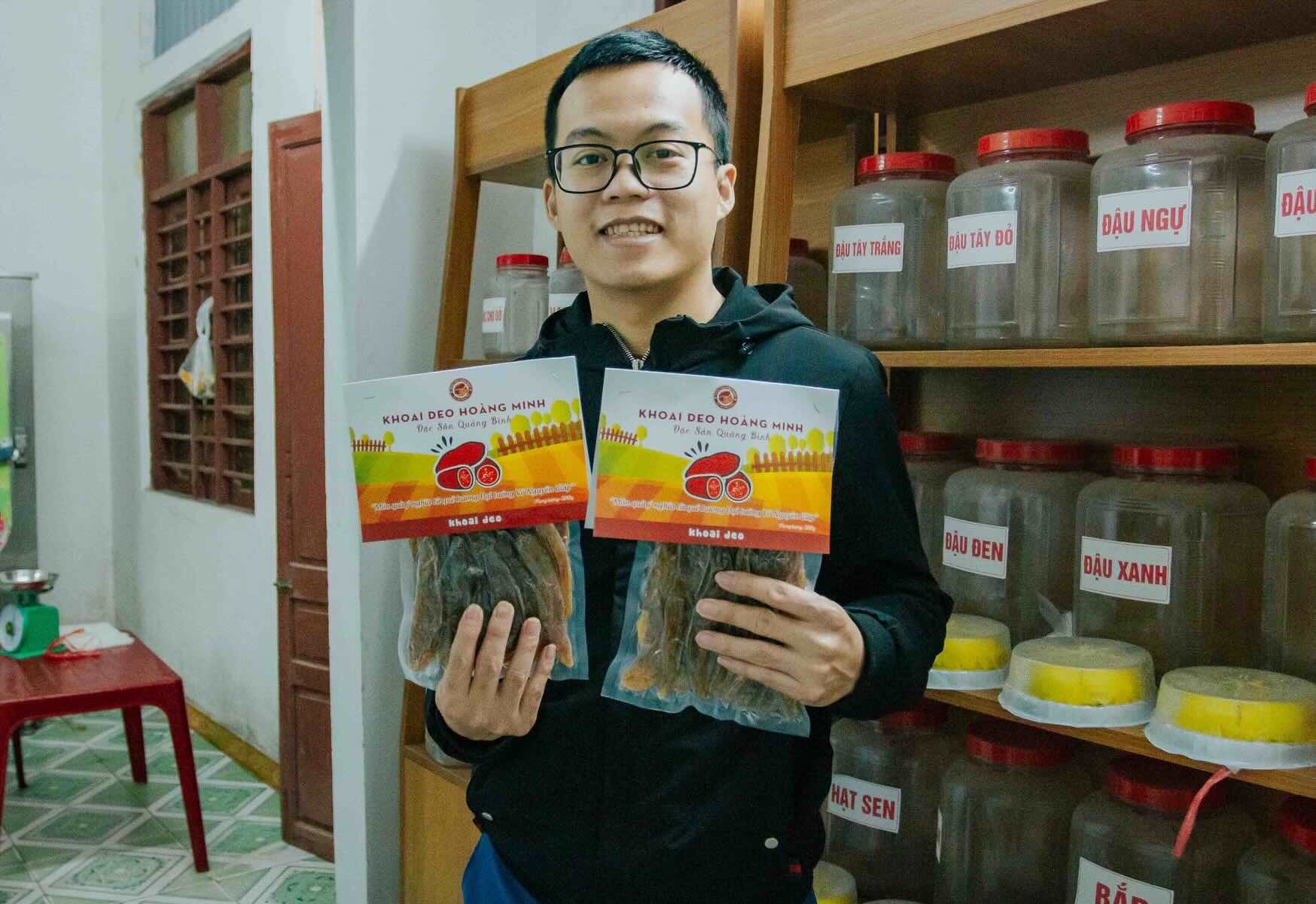 Khoi nghiep bang khoai deo, Huy Thanh da co nhung thanh qua dang mong doi. Anh: Cong Sang