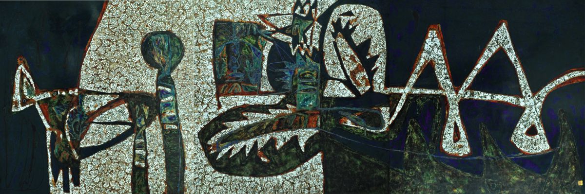 White dance by artist Cong Kim Hoa. Photo: Nguyen Tan