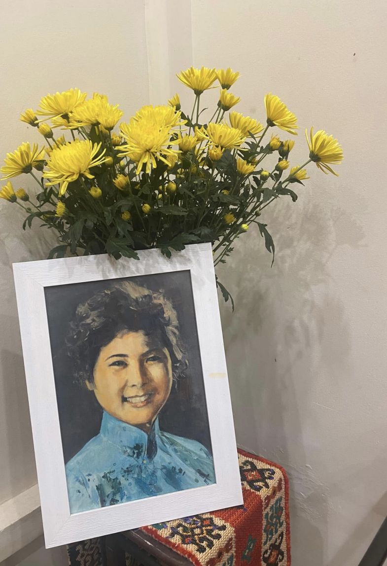 Portrait of poet Xuan Quynh. Photo: Hai An